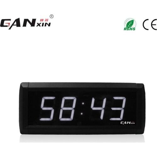 [GANXIN]1.8 Inch Digits LED Countdown Clock Interval Clock Workout Timer Home Gym Crossfit Timer