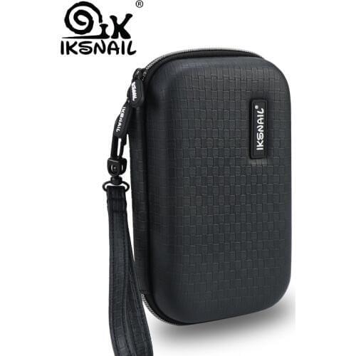 IKSNAIL Portable EVA Waterproof Headphones Storage Bag Case For Xiaomi Power Bank Bluetooth Earphone Hard Drive SD Battery Bags