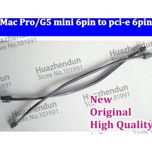 Wholesale 50pcs Mac Pro/G5 mini 6pin to pci-e 6pin video card power cable for 8800GT quadro4000 FX4500 X1900 GT/XT 5770