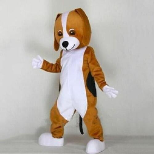 Halloween Costumes for Women and Man Dog Mascot Fursuit Short Plush Cosplay Suit Fancy Party Game Dress Adult Size Free Shipping