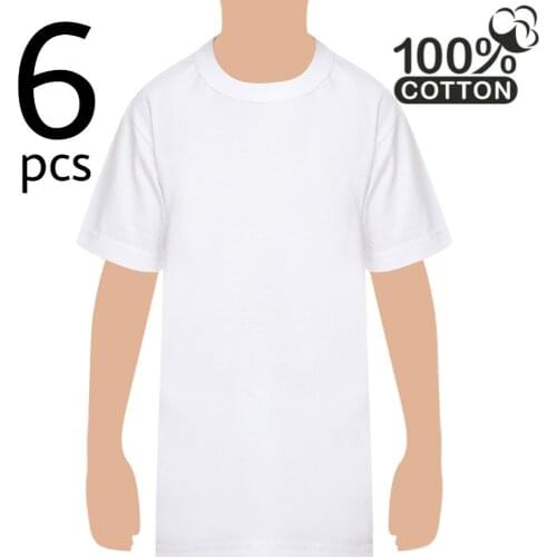 Summer Children T Shirt Short Sleeve Girls Shirts Tops For Kids Boys 1-14 Years Teenager Outerwear Baby Undershirt %100 Cotton