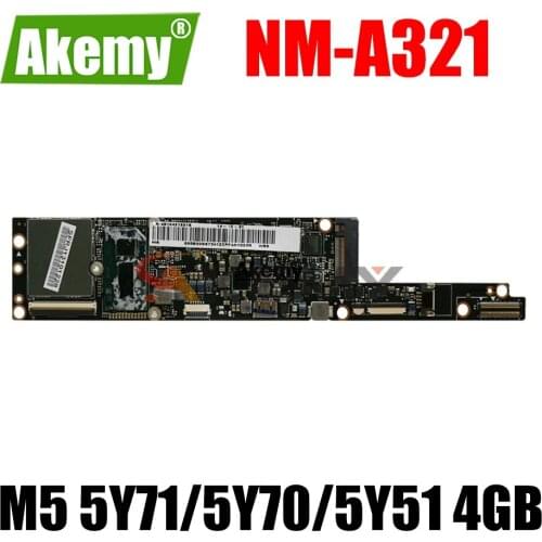 AIUU2 NM-A321 Laptop motherboard For Lenovo YOGA 3 PRO 1370 3-1370 mainboard With CoRE M5 5Y71/5Y70/5Y51 4GB-RAM 100% fully test