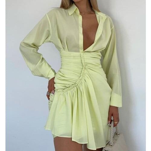 Ming Ming Xi Fashionable Shirt Dresses