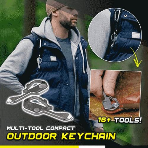 Multi-Tool Compact Outdoor Key 24 in 1 EDC Stainless Steel Mini Multifunctional Screwdriver Slotted Screwdrivers Repair Tools