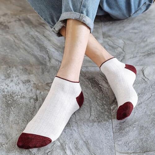 Fashion striped Color Matching Cotton Men Women Socks Middle Tube Funny Casual Crew Socks Girls Cute Harajuku Ankle Ladies Socks