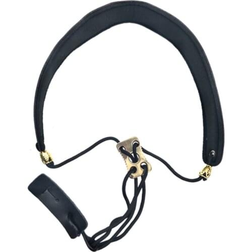 Saxophone Neck Strap Soft Padded Shoulder Strap for Alto Tenor Soprano Saxophone Oboe Clarinet Adjustable Length 43-58cm