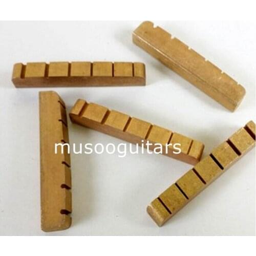 One pcs Brass Guitar Nut Sized 43x6x9mm for typed Guitars