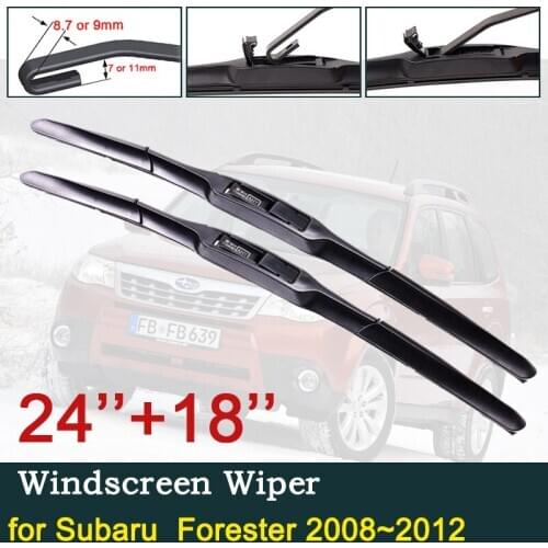 Car Wiper Blade for Subaru Forester 2008 2009 2010 2011 2012 SH Front Window Windscreen Windshield Wipers Car Accessories Goods