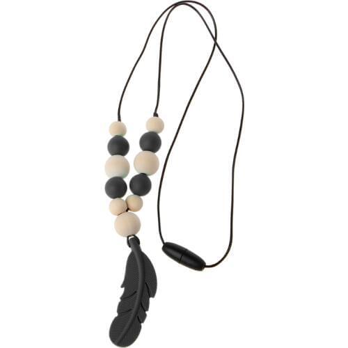 Baby Infant Silicone Teething Necklace Baby Nursing Chewing Toys