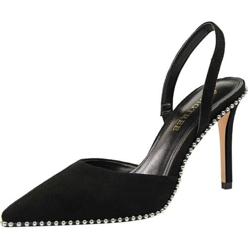 Women Wedding Shoes Crystal Kitten Heels Stiletto 9 Cm Women Pumps New Women Sandals Sexy High Heels Suede Women Shoes High Heel