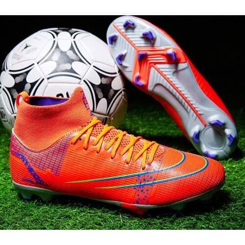 High 2021 Football Boots Men Ankle Sport Soccer Shoes Outdoor Original Quality Kids Trainers Training Sock Cleat Sneakers Unisex