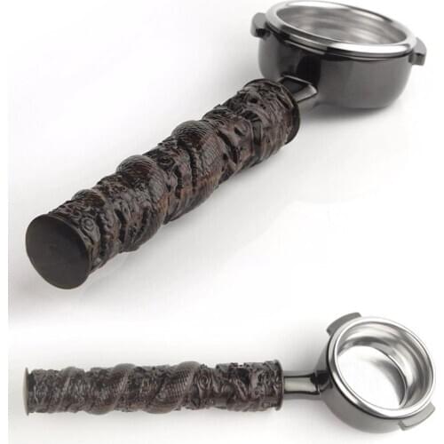 High Quanlity 58MM Nova Coffee Machine Handle Bottomless Holder 304 Stainless Steel Espresso Coffee Maker Portafilter Parts