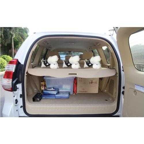 For Toyota Land Cruiser Prado LC150 FJ150 150 2010-2020 High Quality Rear Trunk Security Screen Privacy Shield Cargo Cover