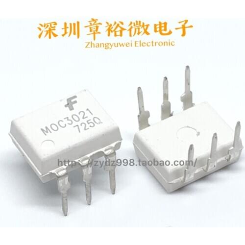 10PCS MOC3021DIP6 DIP optocoupler new and original IC