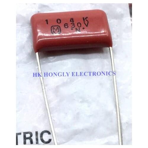 20PCS CBB ECQ-E 0.1UF 104 100NF 630V P=15mm FILM CAPACITOR
