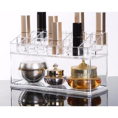 High-quality Acrylic Makeup Organizer Box Storage Multi-layer Cosmetic Organizer Organizador Rangement Maquillage