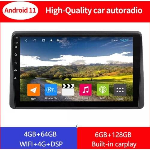 For Renault Duster Arkana 2018 2019 Car Radio Stereo GPS Navigator 6GB Ram 128GB Rom Autoradio 2Din Android10 Multimedia Player