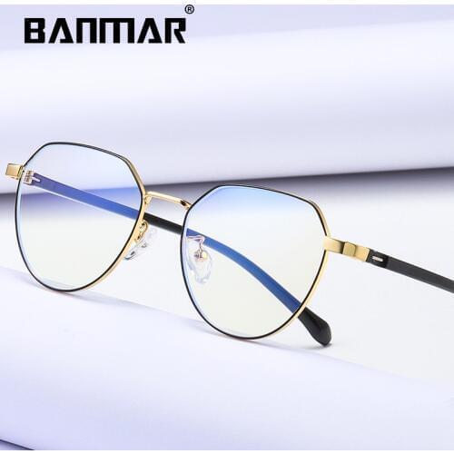BANMAR Men Blue Light Blocking Glasses For Computer Eyeglasses Blaulicht Gaming Protection Blue Ray Goggles Anti Radiation