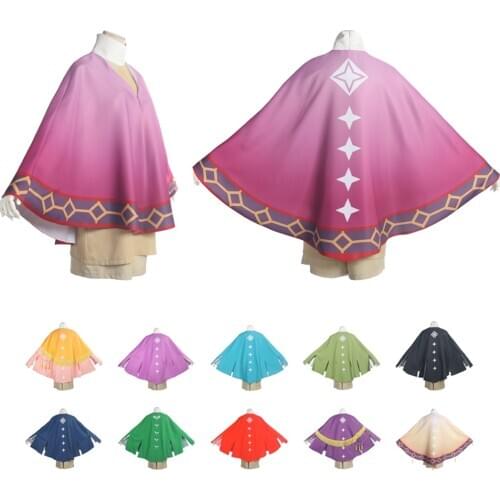 Brdwn Sky Children of Light Season of Rhythm Cosplay Costume Magic Robe Haori Cape Cloak