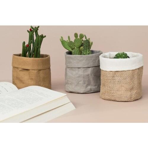Pen Holder Creative Plant Bag Small Fresh Storage Box Desktop Decoration Simple Office Pen Barrel