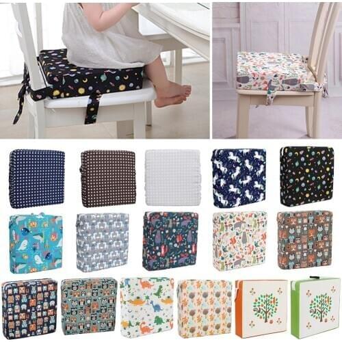 Baby Dining Cushion Children Increased Chair Pad Adjustable Removable High chair Chair Booster Seat Cushion Chair Toddler Pads