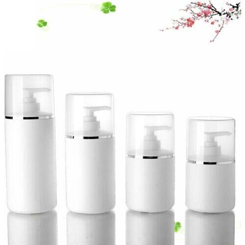 4Pcs 250/300/400/500ml Travel Lotion Cream Pump Storage Bottle Empty Dispenser perfect for outdoor camping, travelling business