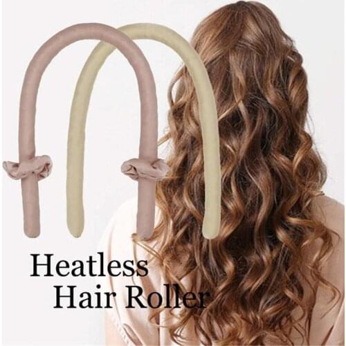 Heatless Hair Curlers for Long Hair to Sleep in Overnight No Heat Curls Headband Rollers Curling DIY Hair Styling Tools