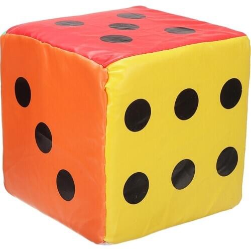 1pcs Colorful 20CM Super Big Fun Dice Sponge Faux Leather Dice Six Sided Game Toy Party Playing School Students Games Tool