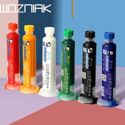 MECHANIC 10ML UV Solder Mask PCB BGA Paint Prevent Corrosive Arcing Welding Fluxes Oil Soldering Paste Flux