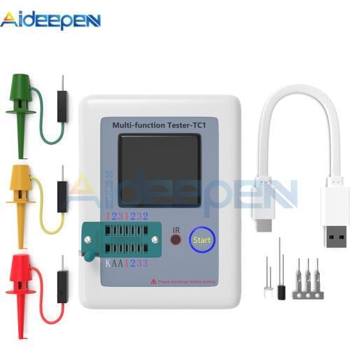 LCR-TC1 TFT Colorful Display Multifunctional Backlight Transistor Tester For Diode Triode Capacitor Resistor Transistor 160*128