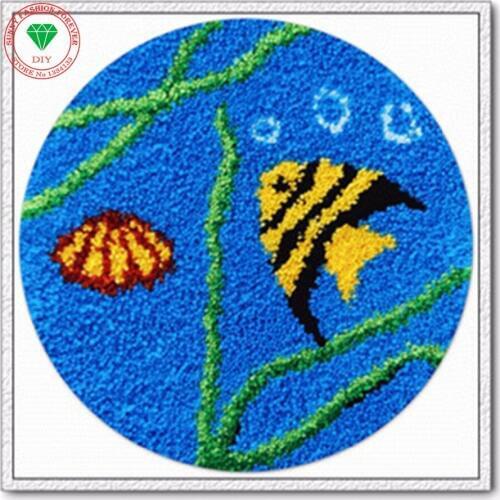 DIY Needlework Latch hook rug kits cross stitch thread embroidery kits Carpet embroidery rugs carpets Crochet hook Kostur karpet