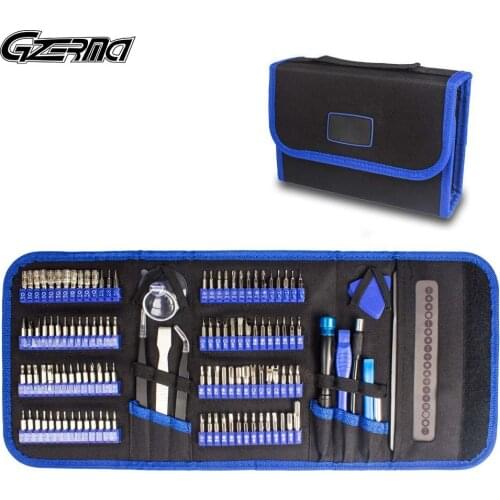 128Pcs Electronics Precision Screwdriver Set with 112 Bits Magnetic Repair Tool Kit for iPhone MacBook Computer Laptop PS4 Xbox