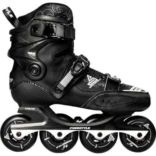 Original FREESTYLE G3 Inline Skates CNC Frame Slalom Sliding Roller Skating Shoes 90A Wearproof Wheel Rollerblade Patines