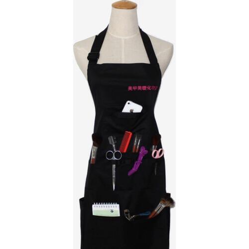 Multi pocket Salon Hairdresser Work Apron Hairdressing Barber Hair Cutting Clothes Styling Tools