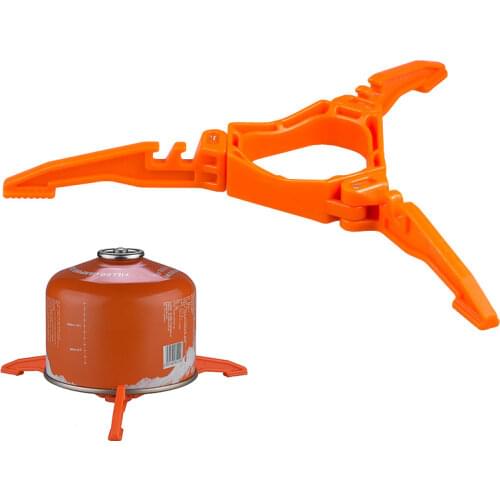 Portable Outdoor Camping Gas Tank Stove Bracket Base Holder Foldable Gas Bottle Shelf Cartridge Stand Tripod Tools