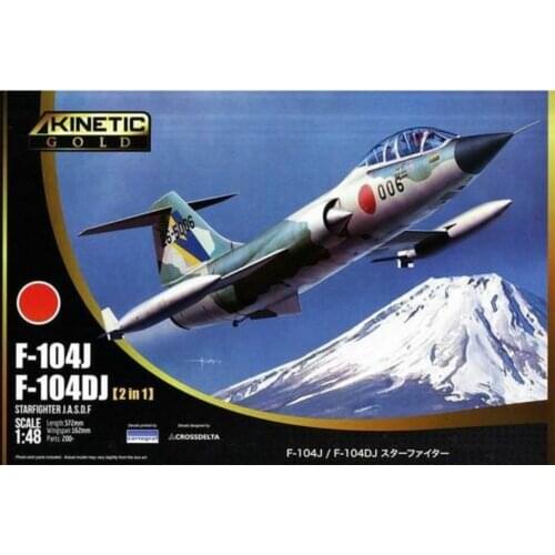 KINETIC K48092 1/48 F-104DJ / F-104J JASDF Starfighter - Scale Model Kit