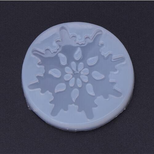 Silicone Mold Snowflake Christmas DIY Crafts Jewelry Making Pendant Epoxy Resin jewelry accessories