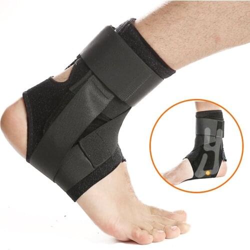 1pc Ankle Support Brace Stabilizer Adjustable Protection Foot Sports Sprained Volleyball Basketball Injury Recovery