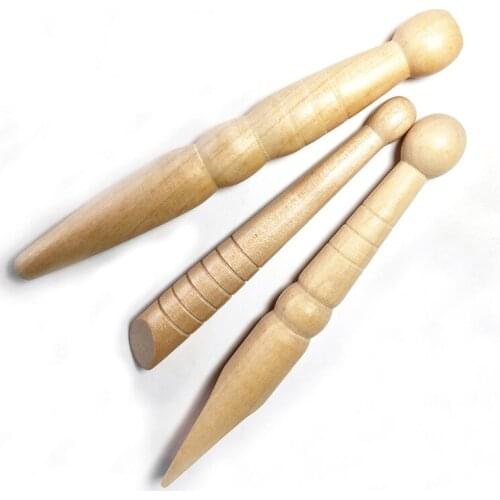 Vietnam Fragrant Wood Body Foot Reflexology Shiatsu Thai Massager Roller Therapy Meridians Scrap Lymphatic Drainage