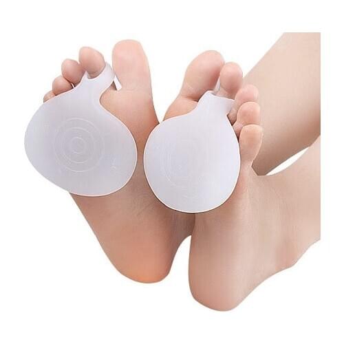 1Pair Silicone Gel Metatarsal Pads for Shoes Sore Ball Foot Care Tool Feet Pain Shoes Insoles Pads Cushion Forefoot Arch Support