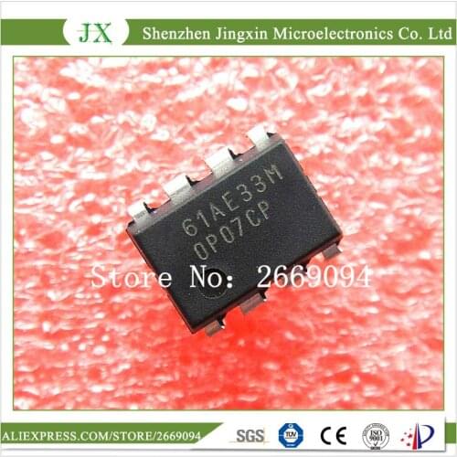1000pcs OP07CP OP07 OP07C DIP-8 Operational Amplifiers - Op Amps Low Offset Voltage new original