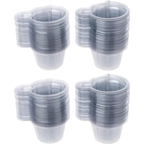 200Pcs 40ML Plastic Disposable Dispensing Cup Epoxy Resin Mixing Cups Resin Dispenser For DIY Epoxy Resin Jewelry Making