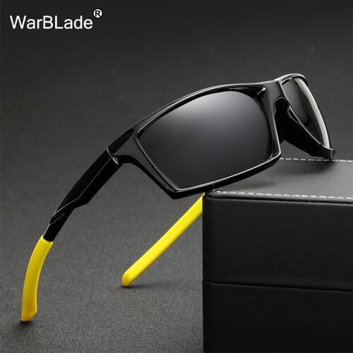 2018 Brand Polarized Sunglasses Black Frame Sport Sun Glasses Fishing Eyeglasses Gafas De Sol Masculino UV400 WarBLade KP1005
