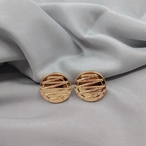 2020 Hot Sale Qingdao Jewelry Earring Personality Joker Fashion Restoring Ancient Ways People Lines Stud Earrings Female D44
