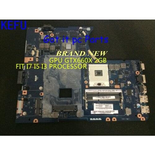 FAST SHIPPING BRAND NEW QIWY4 LA-8002P REV : 1A Y580 Laptop Motherboard for Lenovo Ideapad Y580 MAINBOARD CORE I7 GTX660M 2GB