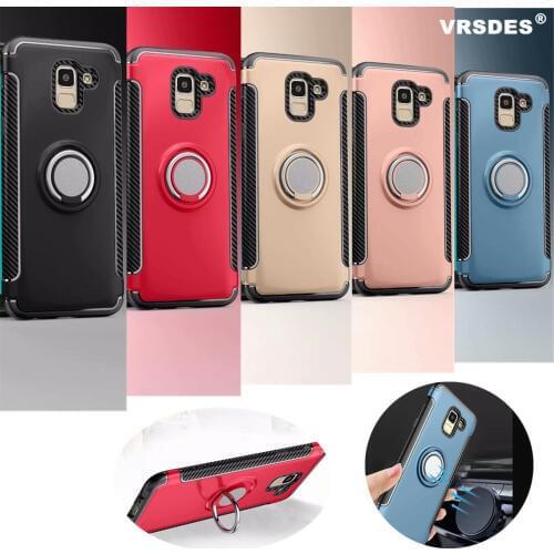 3D Ring Case For Samsung Galaxy J4 J6 J8 A6 J2 Pro 2018 J2 J5 J7 J4 J6 Prime Plus J3 J5 J7 2016 2017 J310 J330 J530 J730 EU Capa