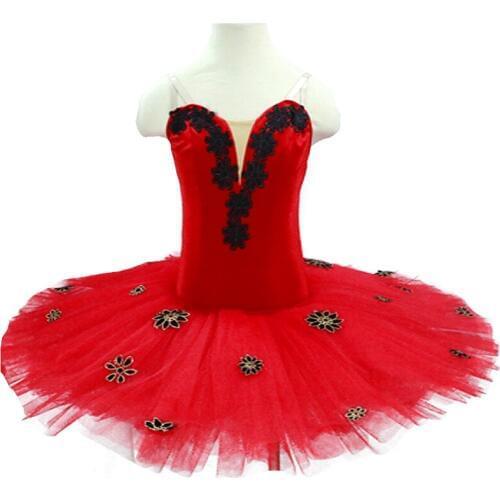 Adult Ballet Tutu Costumes Performance children Red Professional Ballet pancake Tutu Classical Ballet Tutu For girls