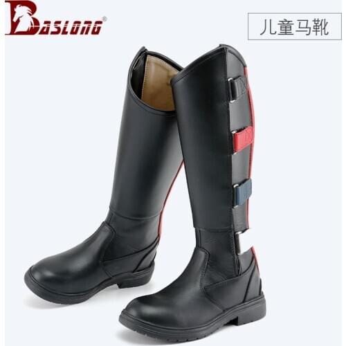 Children Riding Boots Children Knight Riding Boots Kids Riding Boots Color Buckle Convenient Adjustment Riding Boots