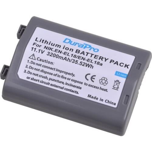 EN-EL18 3200mAh EN EL18a EN-EL18 Camera Battery for Nikon D4, D4S, D5 Cameras Nikon MB-D12, D800, D800E Battery Grip