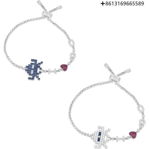 925 Sterling Silver High Quality 1:1 Exquisite Bracelet Logo Free Package Manufacturers Wholesale